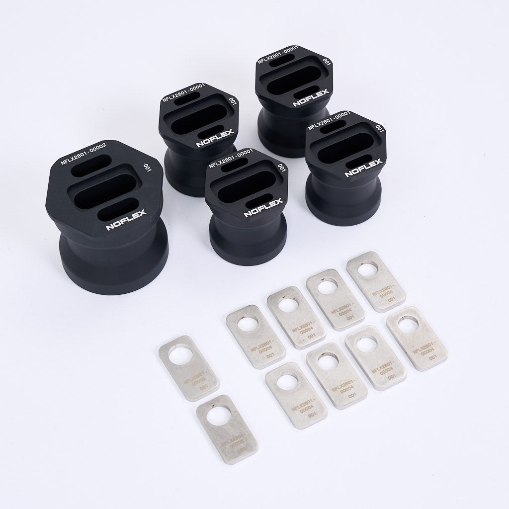 NoFlex Bearings: Differential Lager (mit Höherlegung) Diff Aufhängung passend für BMW F8x u. G8x M2, M3, M4