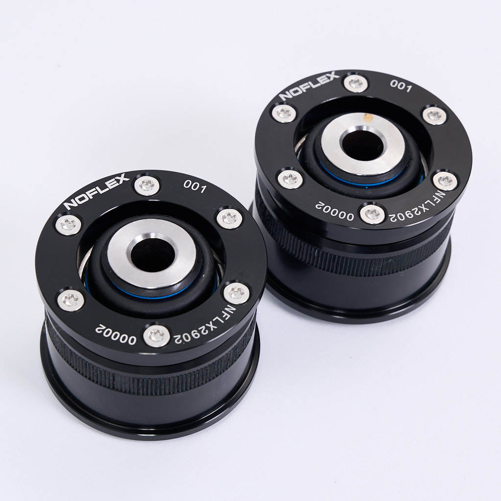 NoFlex Bearings: Uniballlager für hinteren Längslenker passend für BMW 3er E36, E46, X3 E83, Z4 E85, E86