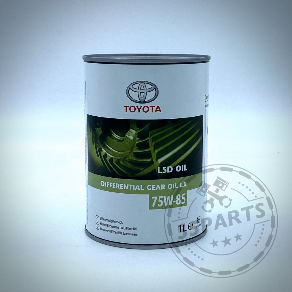 Original Toyota Differentialöl 75W85 LX, 1L, – passend für Toyota Yaris GR und auf hellem Hintergrund abgebildet.