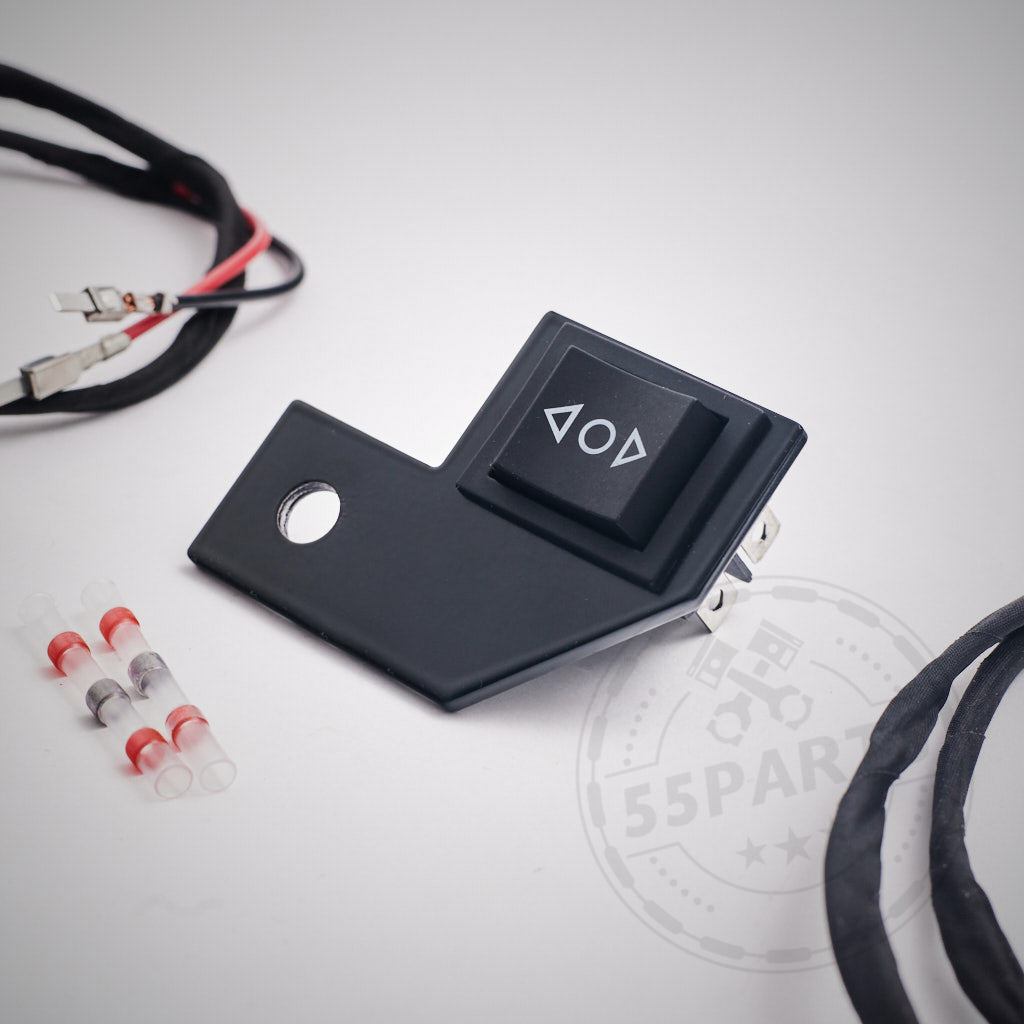 Das 55Parts Exclusive Erweiterungskit für Stahl Seitenadapter mit Recaro Pole Position ist ideal zur Nutzung mit elektronischen BMW Laufschienen – perfekt für Hardwaremodifikationen an tracktauglichen Fahrzeugen.