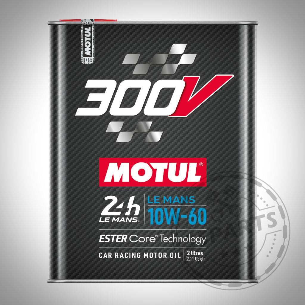 Motul 300V 10W60 Motoröl, 2L schwarze Dose im Racing-Design – ideal für Hochleistungsmotoren wie den S65.