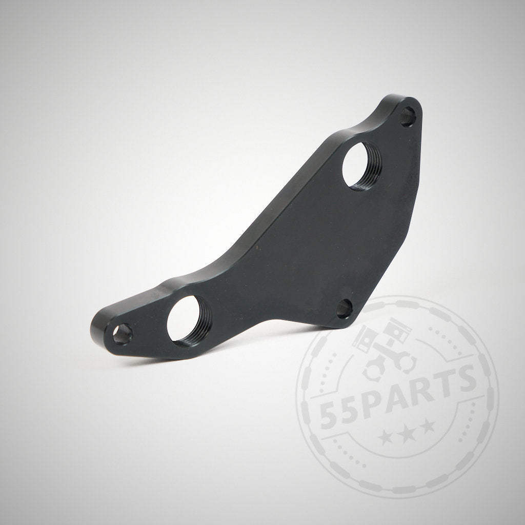 CNC Thermostat Löschplatte passend für BMW 135i, 1er M Coupe, 335i(x) N54/N55 auf hellem Hintergrund mit dezentem Wasserzeichen.