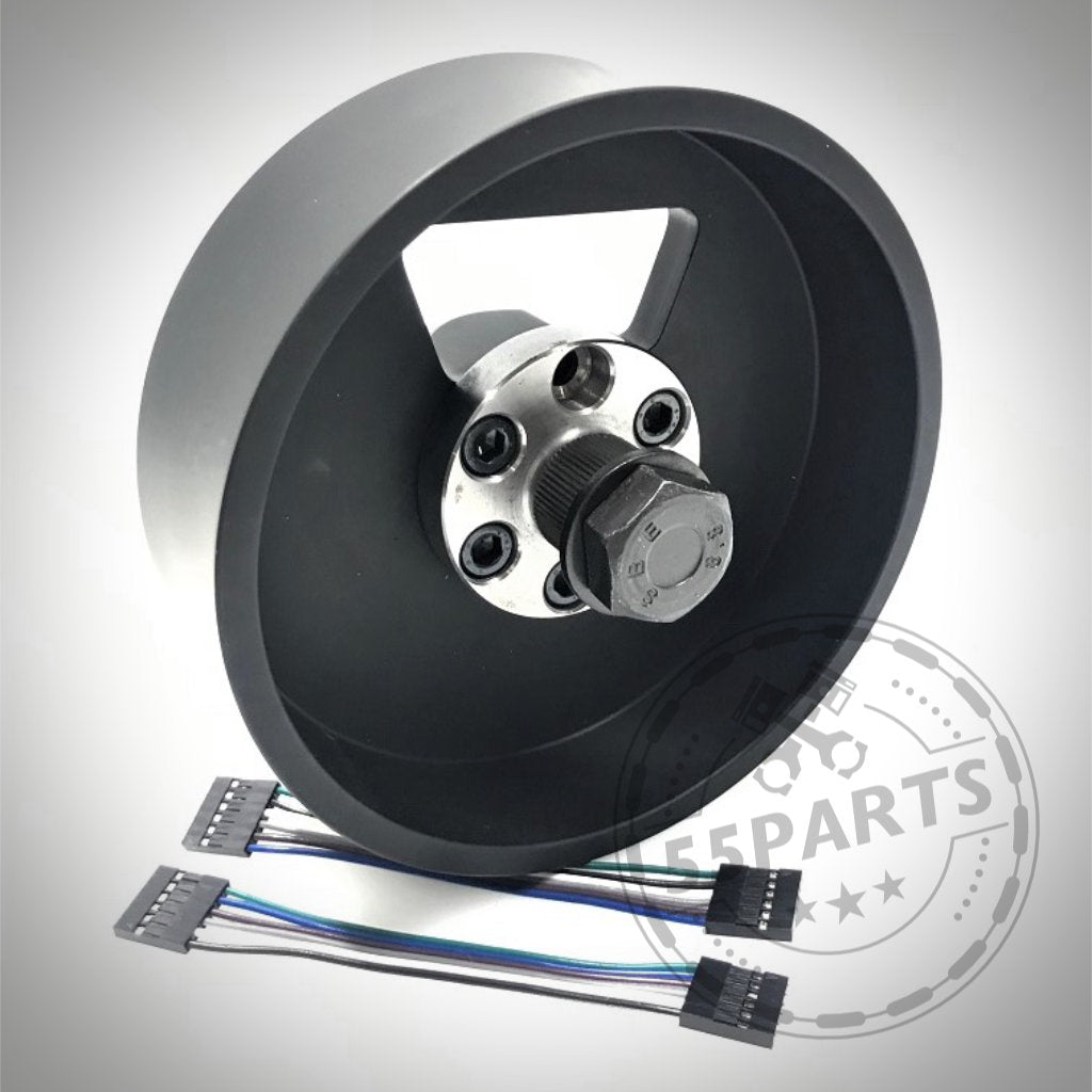 DDM Racing Srls Spurverbreiterung / Lenkrad-Abstandshalter passend für BMW E9X M3 und alle anderen Modelle der E9X 3er- und E8X 1er-Reihe, auf weißem Hintergrund dargestellt.