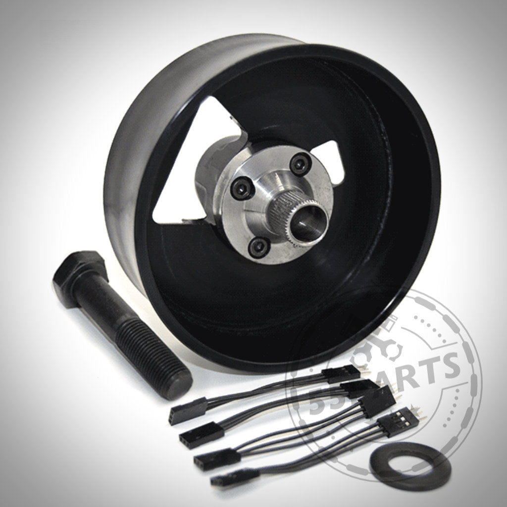 DDM Racing Srls Spurverbreiterung/Lenkrad-Abstandshalter für alle BMW F8X M2, M3, M4 und andere Modelle der F-Serie 1, 2, 3 und 4, angezeigt auf hellem Hintergrund.