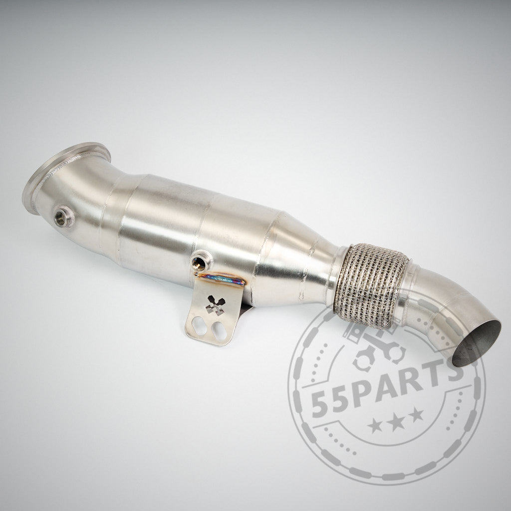 55Parts Eintragbare 300 Zeller Downpipe B58 passend für BMW M140i, M240i, 340i, 440i, 540i, 640i, 740i  F- und G Serie OPF UND NON OPF Modelle