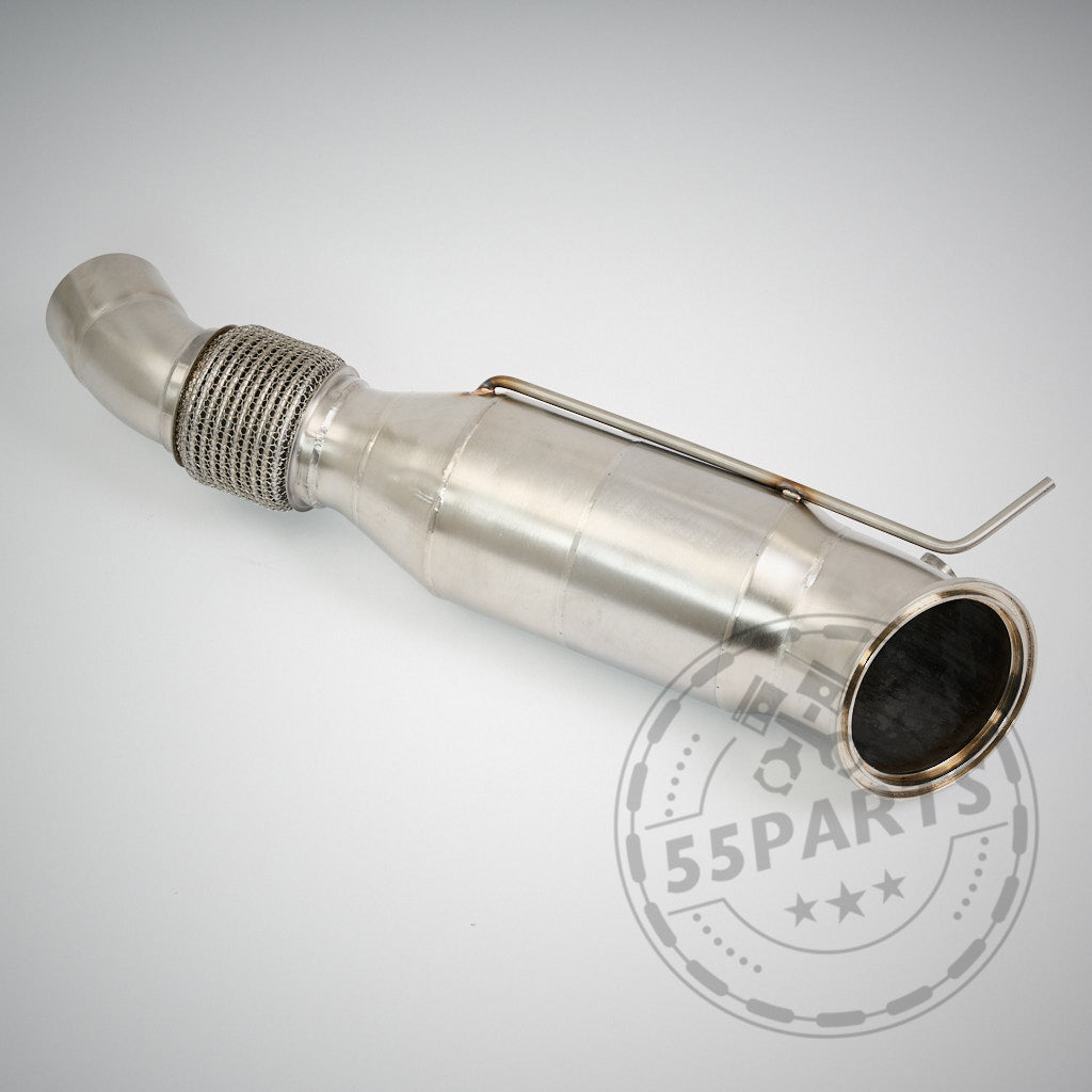 55Parts Eintragbare 300 Zeller Downpipe B58 passend für BMW M140i, M240i, 340i, 440i, 540i, 640i, 740i  F- und G Serie OPF UND NON OPF Modelle