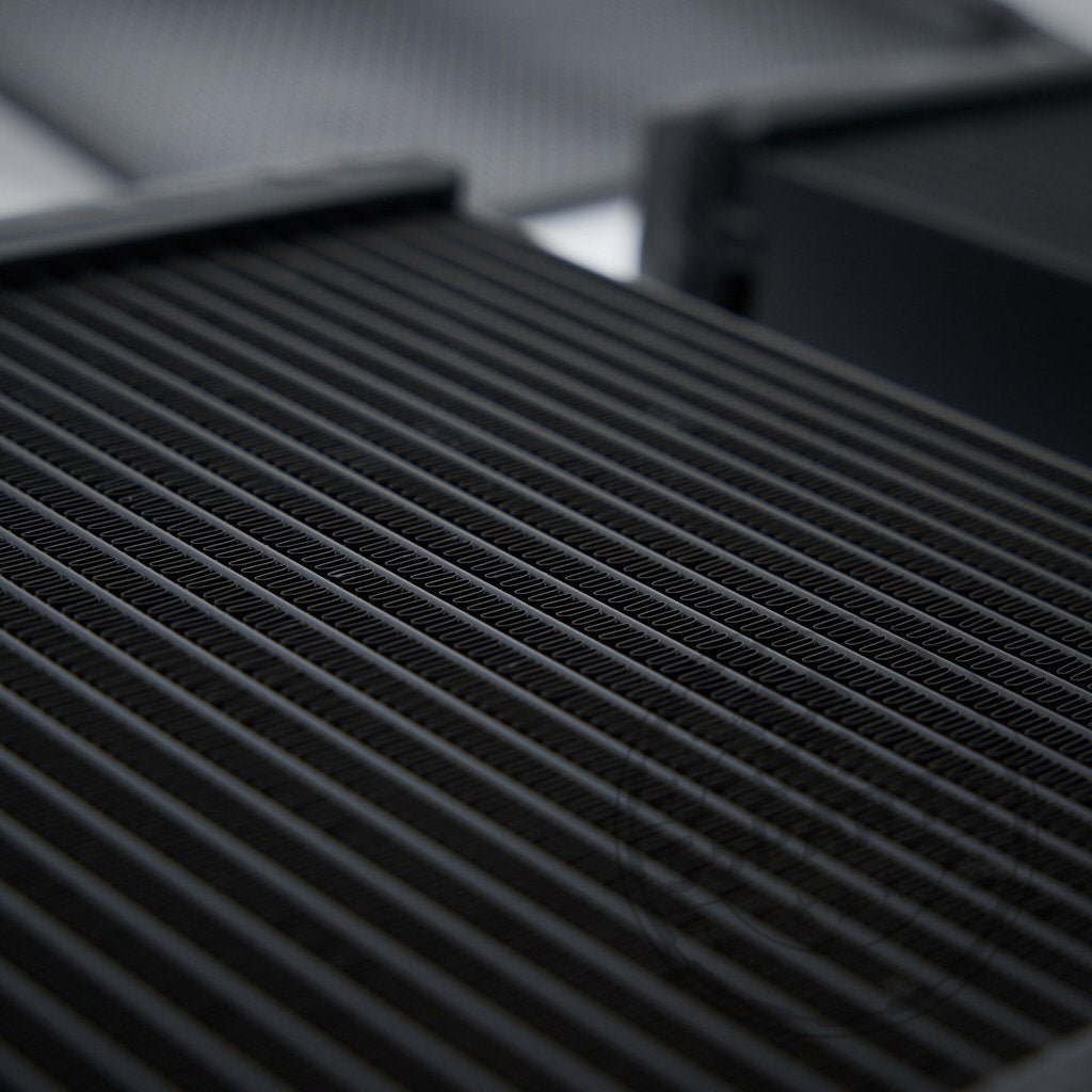 55Parts Aluminium Upgrade Kühlmittelkühler, Wasserkühler seitlich (für die Radhäuser) passend für BMW G87 M2, G80 G81 M3, G82 G83 M4 S58 INKLUSIVE TEILEGUTACHTEN!