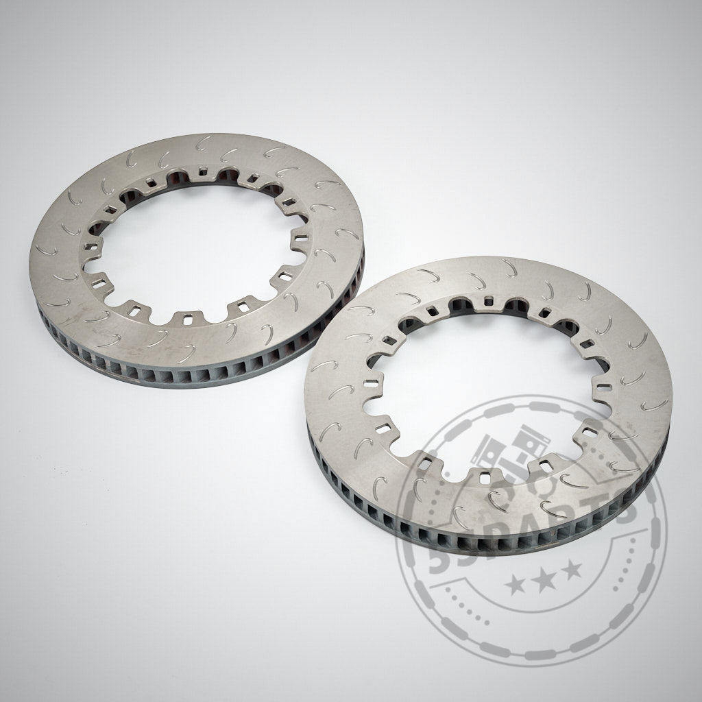 Paar 55Parts Special Aftermarket Track Reibringe 378x36 Float in the Disc (J-Hook, ähnlich CP5772-2068/2069) für AP Racing Bremsanlagen-ideal fürs Serienbremsen-Upgrade oder leistungsstarke Rennstrecke Bremsanlage.