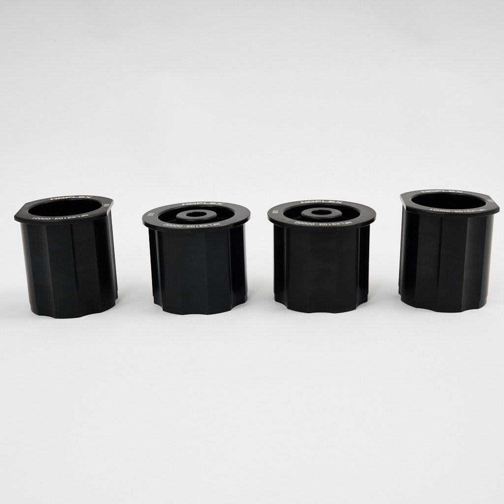 NoFlex Bearings: Aluminium Tonnenlager, Hinterachslager passend für BMW 1er (E8x, F2x), 2er (F2x), 3er (E9x, F3x), 4er (F3x), Z4 (G29), Supra (A90) 
