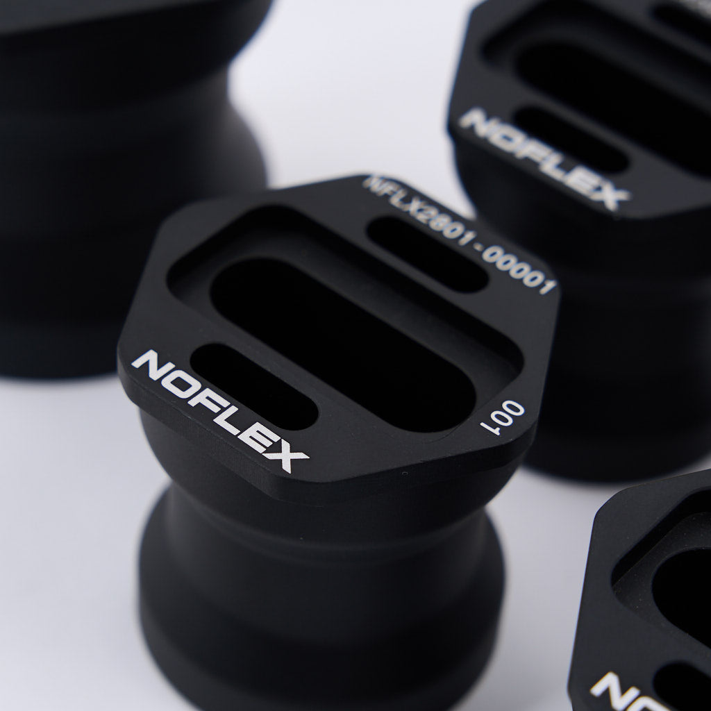 NoFlex Bearings: Differential Lager (mit Höherlegung) Diff Aufhängung passend für BMW F8x u. G8x M2, M3, M4