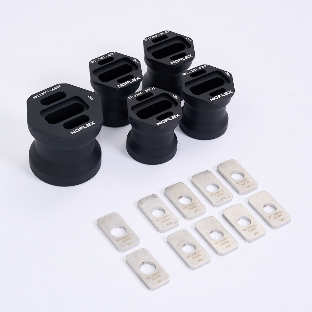 NoFlex Bearings: Differential Lager (mit Höherlegung) Diff Aufhängung passend für BMW F8x u. G8x M2, M3, M4