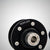Nahaufnahme eines schwarzen NoFlex Uniball Lagers aus Metall, mit Bolzen und Zentralzylinder, passend für BMW 1er E8x, 3er E9x, Z4 E89, M2 F87, M3/4 F8x – ideal für Achslagerungen und Fahrwerksmodifikationen zur Leistungssteigerung.
