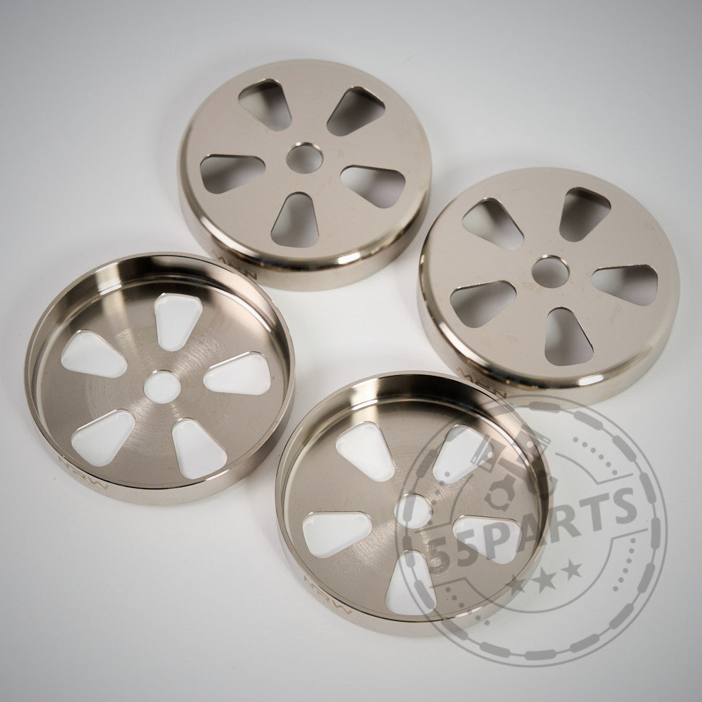 NRW Design - Billet 4130 Stahl VANOS Kappen - VANOS Abdeckungen passend für BMW E9X M3 mit S65 Motor