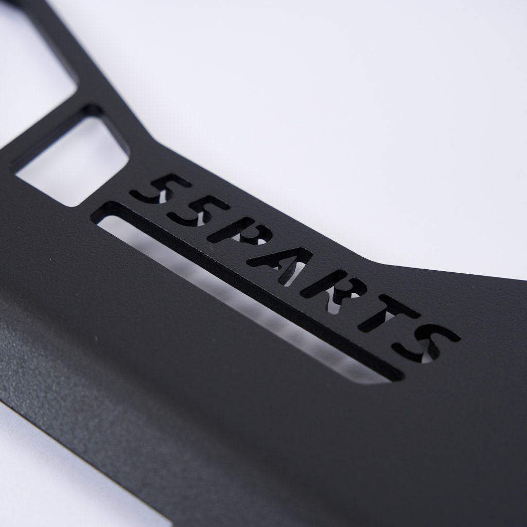 55Parts Exclusive: Stahl Seitenadapter passend für OEM BMW Laufschienen (E-, F- und G- Serien Modelle) für Schalensitze