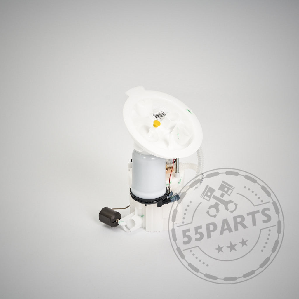 Stage 2 LPFP Benzinpumpenkit Walbro 450/455 von Walbro, passend für BMW (M)135i, M235i, 335i, M2 N55 F-Serie, dargestellt in Weiß auf hellgrauem Hintergrund mit einem 55Parts-Logo-Wasserzeichen.