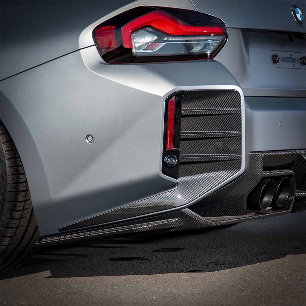 TNF+ Einsätze für Heckstoßstange Carbon passend für BMW M2 (G87) inkl. Teilegutachten