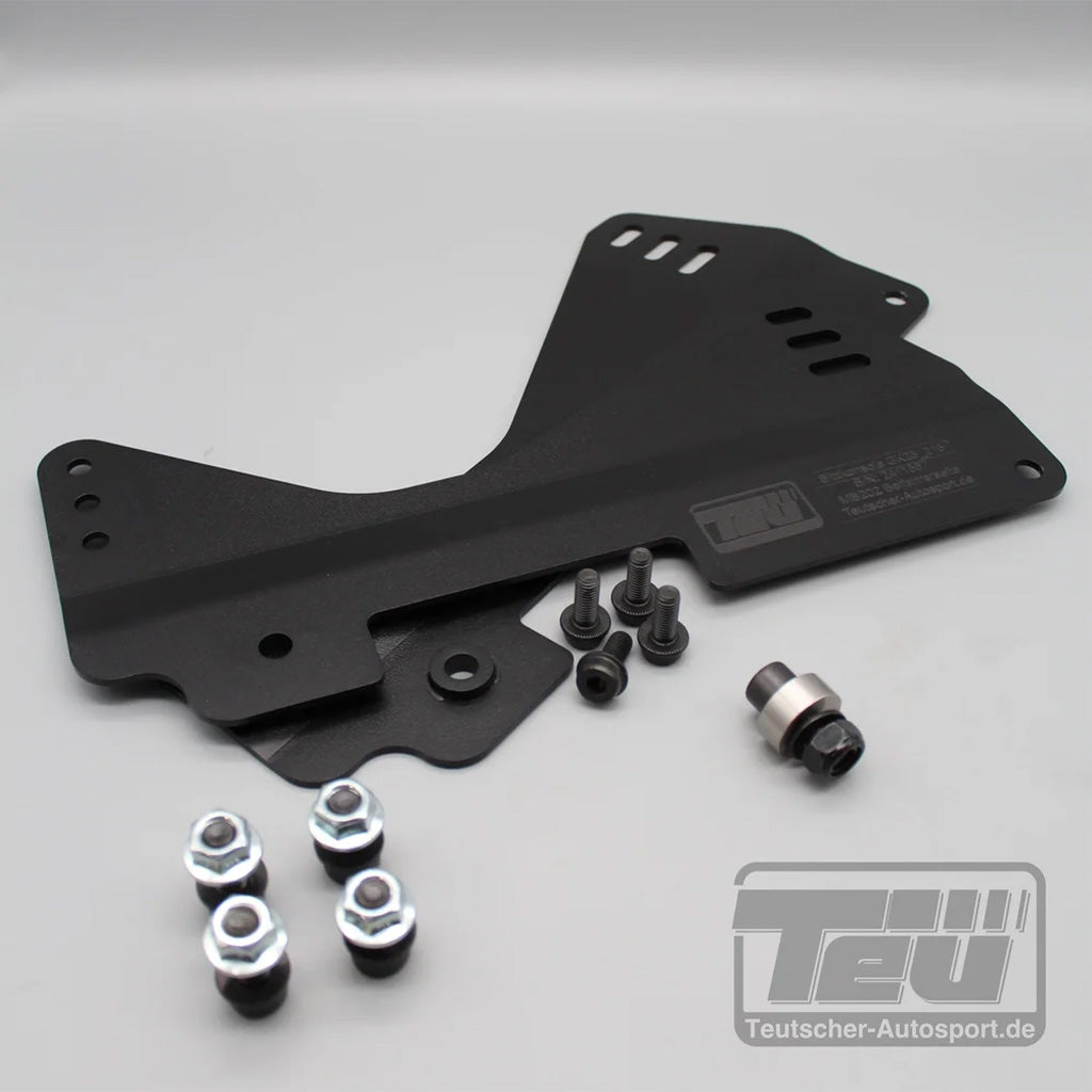 Teutscher Recaro, Sparco, OMP Sitzkonsolen passend für Mercedes Benz C-Klasse W204 inkl. Materialnachweis