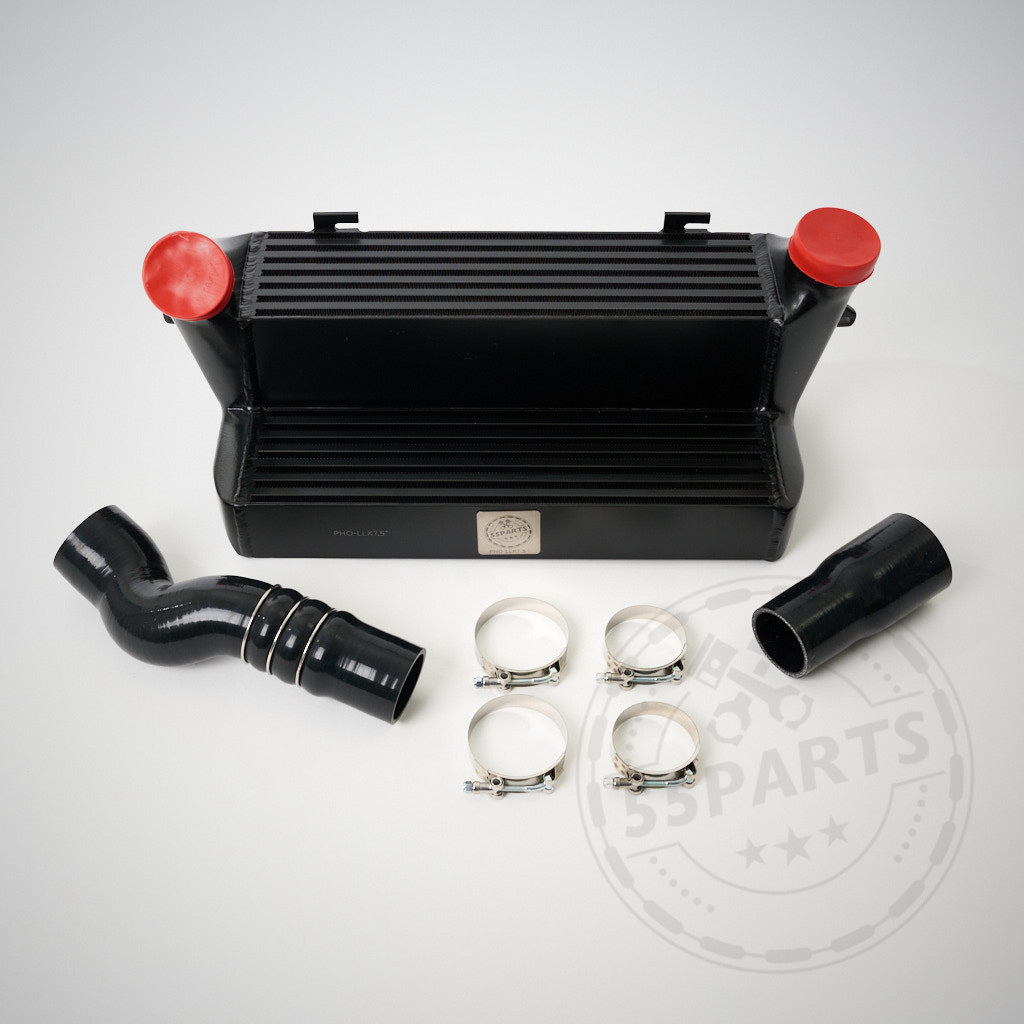 55Parts Special: 7,5&quot; Race Ladeluftkühler passend für BMW Z4 35I E89 mit N54 Motor