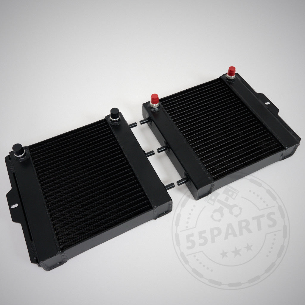Aluminium Upgrade Kühlmittelkühler seitlich (für die Radhäuser) passend für BMW M2 Competition, M3, M4 F8x S55