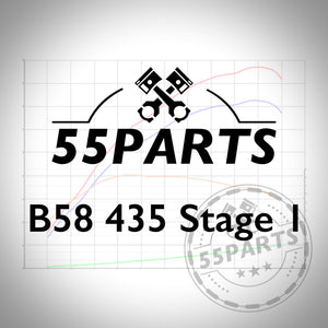 55Parts Special: Stage 1 Tune 435PS/570NM mit Gutachten für alle B58 Modelle ohne OPF (flashbar per MHD)