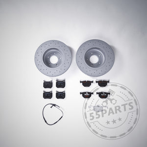55Parts Special: Bremsen (Upgrade) Set Vorderachse passend für BMW 1er 2er F2x, 3er F3x 35i, 40i 340mm