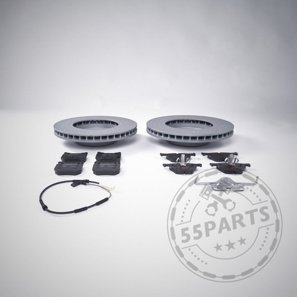 55Parts Special: Bremsen (Upgrade) Set Vorderachse passend für BMW 1er 2er F2x, 3er F3x 35i, 40i 340mm