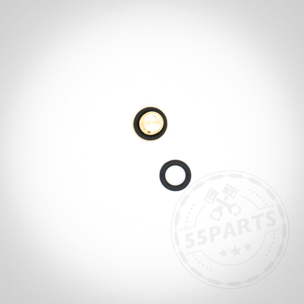 Die 55Parts Entlüftungsschraube Kühlflüssigkeit aus Metall für alle BMW Modelle verfügt über einen Messing-Ventilkern und schwarzen Gummidichtring, ideal als Ersatz für den Kühlflüssigkeitsbehälter oder als Entlüftungsschraube.