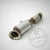 HJS ECE Downpipe B58 passend für BMW M140i, 340i, 440i, 540i, 640i, 740i (F- und G-Serie OPF & Non-OPF) von HJS mit Netzstruktur, dargestellt auf hellem Hintergrund.