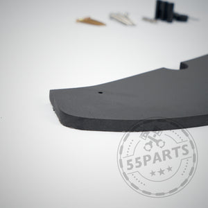 Frontlippe Schwert Kunststoff PE Mattschwarz passend für BMW F87 M2, M2 Competition, M2 CS