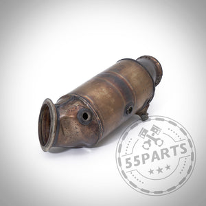 4" OEM Downpipe mit 300 Zeller passend für BMW M135i, M235i, M2, 335i(x) N55 F-Serie ab Baujahr 07.2013