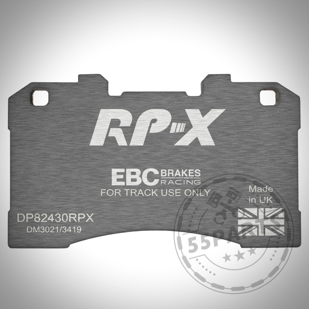 Die EBC Rennbremsbeläge RP-X, RP-1 verfügen über ein Metallic-Finish mit einer britischen Flagge, sind für den Toyota Yaris GR gemacht und ideal für Top-Leistung auf der Rennstrecke.