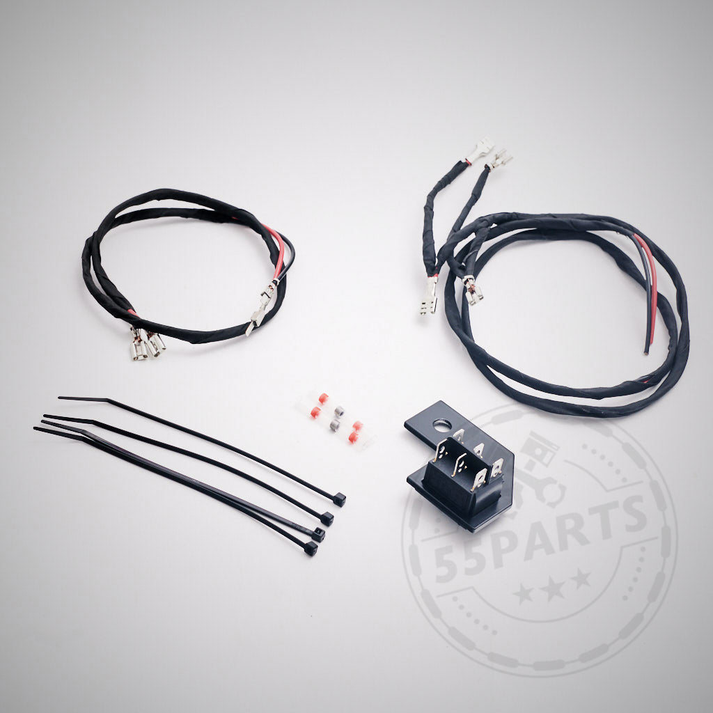 55Parts Exclusive: Erweiterungskit für Stahl Seitenadapter mit Recaro Pole Position zur Verwendung mit elektronischen BMW Laufschienen