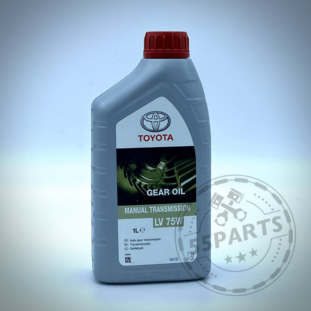 1-Liter-Flasche Original Toyota Öl für Verteilergetriebe 75W85 LT, passend für Toyota Yaris GR. Perfekt für Wartung und Wechsel von Verschleißteilen.