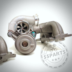 BMW 135i, 1er M Coupe, 335i(x) N54 Pure Stage 2 Casted Turbos - 55Parts