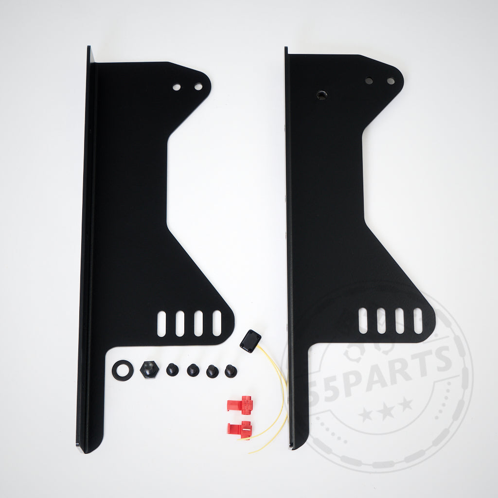 55Parts Exclusive: Stahl Seitenadapter für originale Laufschienen mit Recaro Pole Position passend für Toyota Yaris GR